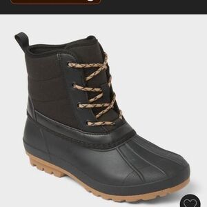 Brand New Black Duck Boots